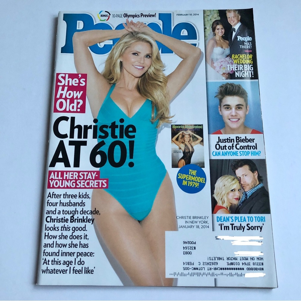 PEOPLE MAGAZINE FEBRUARY 10, 2014 CHRISTIE BRINKLEY Issue NEW